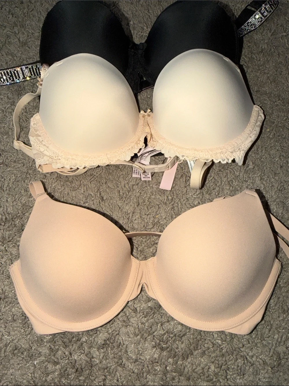 Victoria secret Women’s Bra Set in Black and Nude
